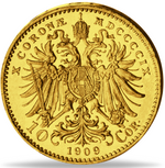 Laden Sie das Bild in den Galerie-Viewer, 10 Kronen Österreich Goldmünze 1912
