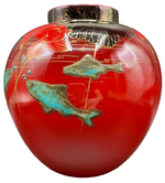 Laden Sie das Bild in den Galerie-Viewer, Royal Doulton Flämbe Rote Vase
