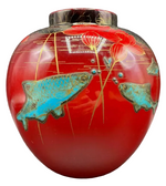 Laden Sie das Bild in den Galerie-Viewer, Royal Doulton Flämbe Rote Vase
