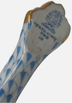 Laden Sie das Bild in den Galerie-Viewer, Herend Porzellan Figur Panther Fischernetz Blau 1. Wahl
