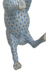 Laden Sie das Bild in den Galerie-Viewer, Herend Porzellan Figur Hirsch Fischernetz Blau 1. Wahl
