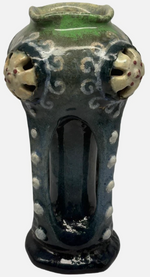 Laden Sie das Bild in den Galerie-Viewer, Antike Amphora Porzellan Vase um 1915 16.5 cm
