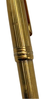 Laden Sie das Bild in den Galerie-Viewer, Montblanc Kugelschreiber Gold Meisterstück Silber 925 mit Golddetails
