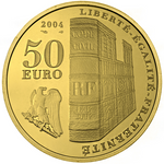 Laden Sie das Bild in den Galerie-Viewer, 10 Euro Napoleon Krönung 2004 Frankreich Goldmünze

