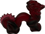 Laden Sie das Bild in den Galerie-Viewer, Lalique Glasfigur Roter Drache
