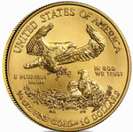 Laden Sie das Bild in den Galerie-Viewer, 10 $ American Gold Eagle 1/4 oz 1986 (MCMLXXXVI) – Erstausgabejahr
