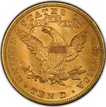 Laden Sie das Bild in den Galerie-Viewer, 10 $ Liberty Head 1881 Goldmünze (Philadelphia)
