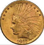 Laden Sie das Bild in den Galerie-Viewer, 10 $ Indian Head 1911 Goldmünze (Philadelphia)
