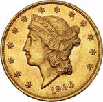 Laden Sie das Bild in den Galerie-Viewer, 20 $ Liberty Head 1900 Goldmünze (Philadelphia)

