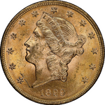 Laden Sie das Bild in den Galerie-Viewer, 20 $ Liberty Head 1899 Goldmünze (Philadelphia)
