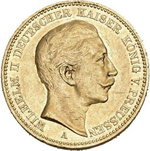 Laden Sie das Bild in den Galerie-Viewer, 1898 Preußen 20 Mark Wilhelm II. 7,17 g Gold
