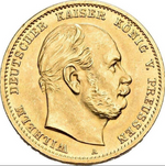 Laden Sie das Bild in den Galerie-Viewer, 1873 Baden 10 Mark Friedrich I. 3,55 g Gold
