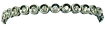 Laden Sie das Bild in den Galerie-Viewer, 750er Weißgold Tennisarmband mit Diamanten

