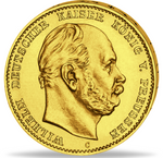 Laden Sie das Bild in den Galerie-Viewer, Wilhelm I v. Preussen 10 Mark(1877 C)
