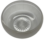 Laden Sie das Bild in den Galerie-Viewer, Antike Glasdose mit Deckel und Teller
