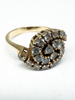 Laden Sie das Bild in den Galerie-Viewer, 585er Gelbgold Ring mit Diamanten
