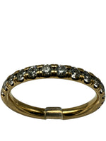 Laden Sie das Bild in den Galerie-Viewer, 18K Gelbgold Ring mit Diamanten, halber Memory ring
