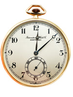 Laden Sie das Bild in den Galerie-Viewer, IWC Taschenuhr, Gelbgold 14K, 1927-30
