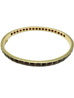 Laden Sie das Bild in den Galerie-Viewer, 585er Gelbgold Armband mit Granatsteinen
