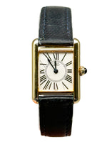 Laden Sie das Bild in den Galerie-Viewer, Cartier Tank Vermeil, Ref: 5057001, Silber 925er
