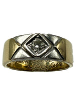 Laden Sie das Bild in den Galerie-Viewer, Ring 585er Gelbgold mit Diamanten
