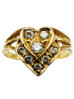 Laden Sie das Bild in den Galerie-Viewer, 585er Gelbgold Ring mit Diamanten
