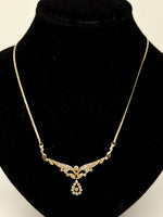 Laden Sie das Bild in den Galerie-Viewer, Halskette aus 585er Gelbgold mit Diamanten

