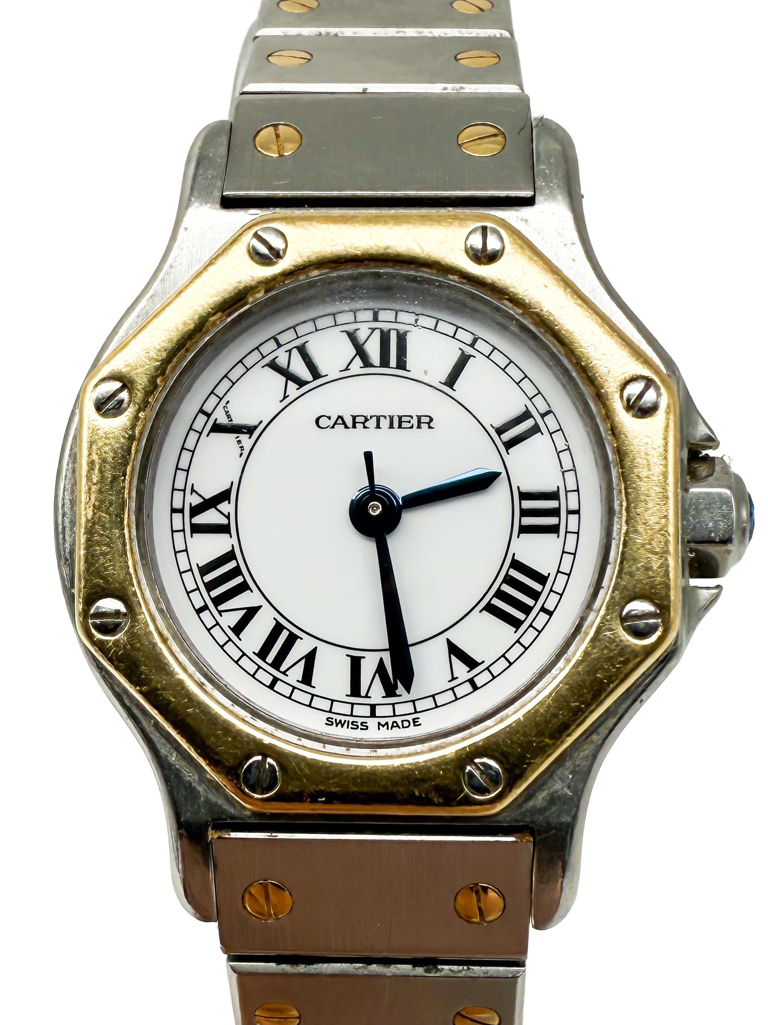 Cartier Santos Octagon; Refz, Nummer: 0907