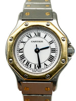Laden Sie das Bild in den Galerie-Viewer, Cartier Santos Octagon; Refz, Nummer: 0907

