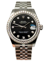 Laden Sie das Bild in den Galerie-Viewer, Rolex Datejust 31 – Ref. 178384 – Edelstahl – Diamantlünette – Auto
