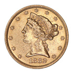 Laden Sie das Bild in den Galerie-Viewer, 5 $ Liberty Head / Freiheitsstatue (1839 - 1908)
