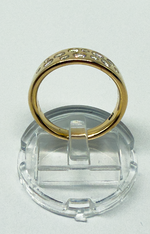 Laden Sie das Bild in den Galerie-Viewer, Ring 750er Gelbgold mit Diamanten
