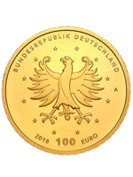 Laden Sie das Bild in den Galerie-Viewer, 100 Euro Augustusburg und Falkenlust 1/2 oz - J - (2018)
