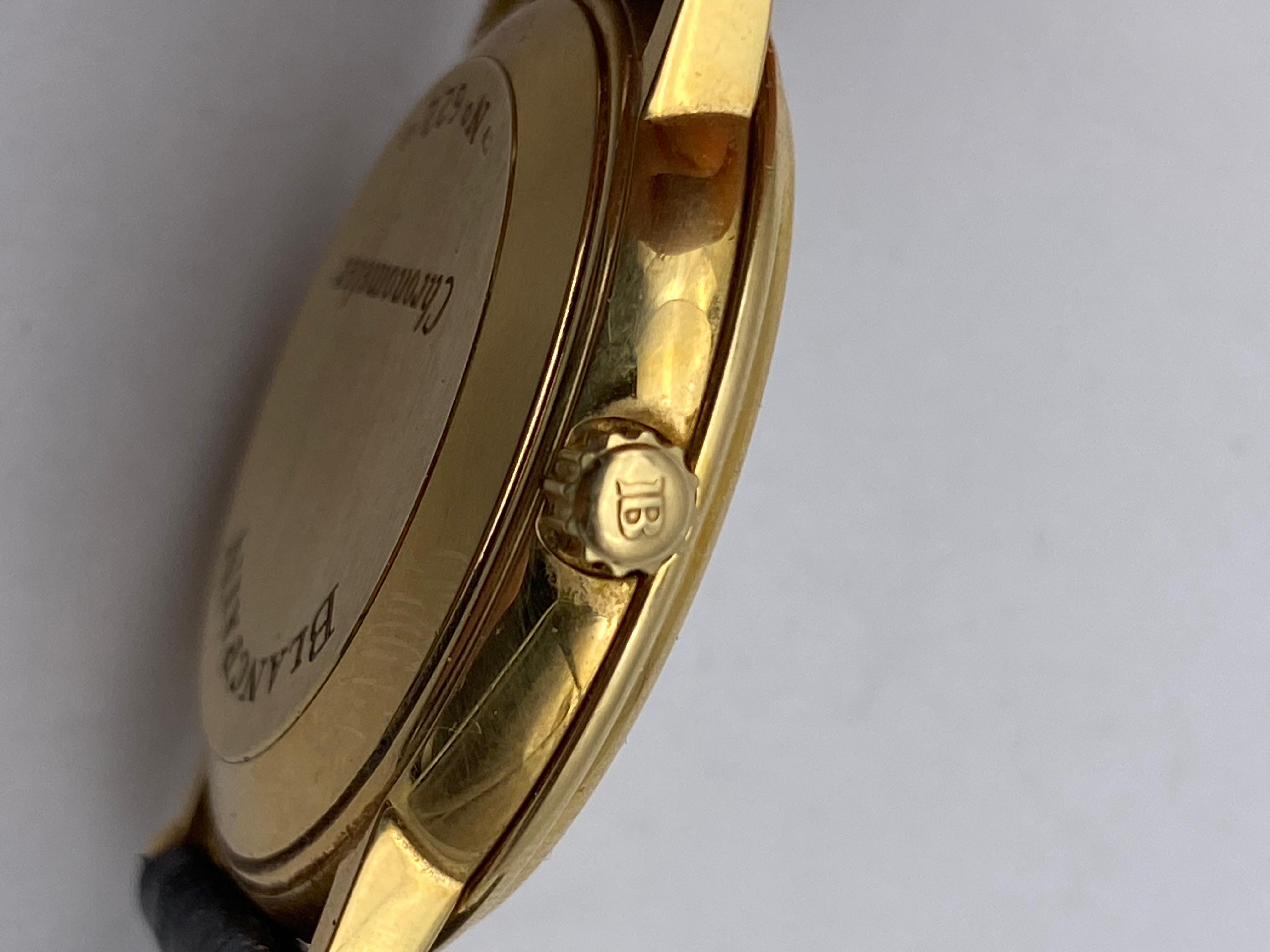 BLANCPAIN Villeret Ultraflach; Chronometer Gold 750; 1195-1418C-55