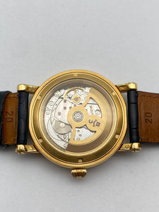 Original Wempe Chronometer Werke Herren Uhr in 750 Gelbgold