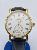 Laden Sie das Bild in den Galerie-Viewer, Original Wempe Chronometer Werke Herren Uhr in 750 Gelbgold
