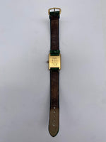 Laden Sie das Bild in den Galerie-Viewer, Cartier Tank Vermeil, Silber 925er, vergoldet, Quarz, 590005
