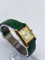 Laden Sie das Bild in den Galerie-Viewer, Cartier Tank Vermeil, Silber 925er, vergoldet, Quarz, 590005
