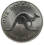 Laden Sie das Bild in den Galerie-Viewer, Australien 1 Dollar – Känguru 1993 1 oz Silbermünze
