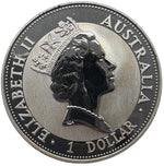 Laden Sie das Bild in den Galerie-Viewer, Australien 1 Dollar 1992 – Kookaburra Silbermünze 1 oz
