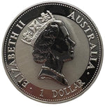 Laden Sie das Bild in den Galerie-Viewer, Australien 1 Dollar 1993 – Kookaburra Silbermünze 1 oz
