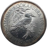 Laden Sie das Bild in den Galerie-Viewer, Australien 5 Dollar 1990 – Erstausgabe Kookaburra Silbermünze 1 oz
