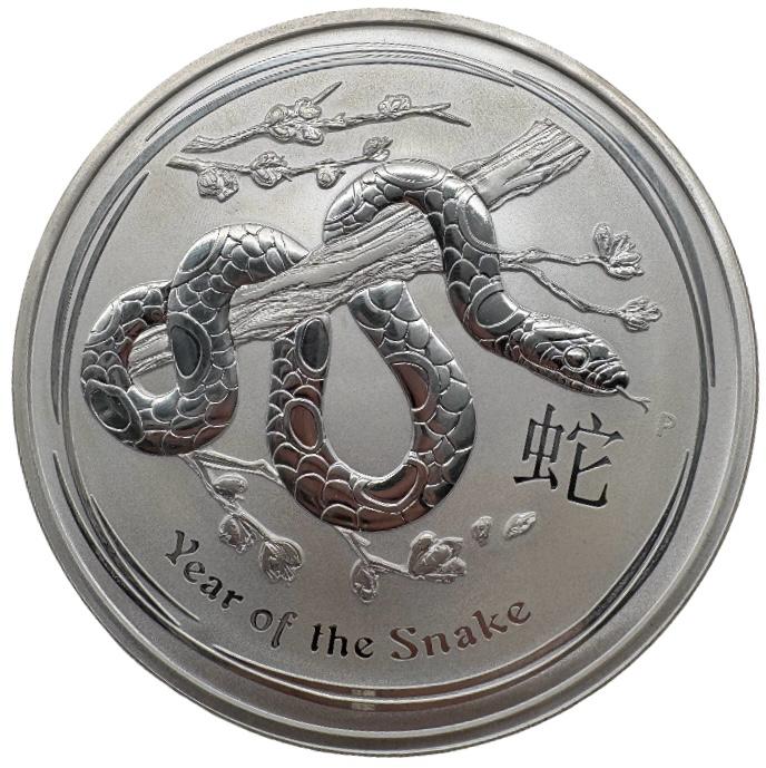 30 Dollar 2013 Australien Year of the Snake – 1 kg Silbermünze | Elizabeth II