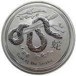 Laden Sie das Bild in den Galerie-Viewer, 30 Dollar 2013 Australien Year of the Snake – 1 kg Silbermünze | Elizabeth II
