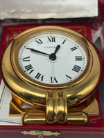 Laden Sie das Bild in den Galerie-Viewer, Cartier Wecker Pendulette Colisee Frankreich, 1990
