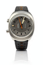 Laden Sie das Bild in den Galerie-Viewer, Omega Chronostop Geneve Armbanduhr mit Lederarmband Waterproof 30 m
