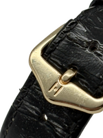 Laden Sie das Bild in den Galerie-Viewer, Vintage Omega Armbanduhr mit Lederarmband Gold
