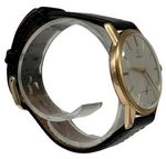 Laden Sie das Bild in den Galerie-Viewer, Vintage Omega Armbanduhr mit Lederarmband Gold
