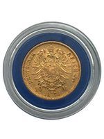 Laden Sie das Bild in den Galerie-Viewer, Deutschland Kaiserreich 10 Goldmark Preussen Wilhelm II. 1961-1918 im Etui
