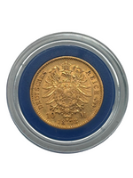 Laden Sie das Bild in den Galerie-Viewer, Deutschland Kaiserreich 10 Goldmark Preussen Wilhelm II. 1961-1918 im Etui
